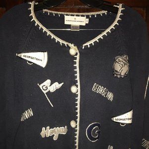 Vintage "Georgetown University" Cardigan